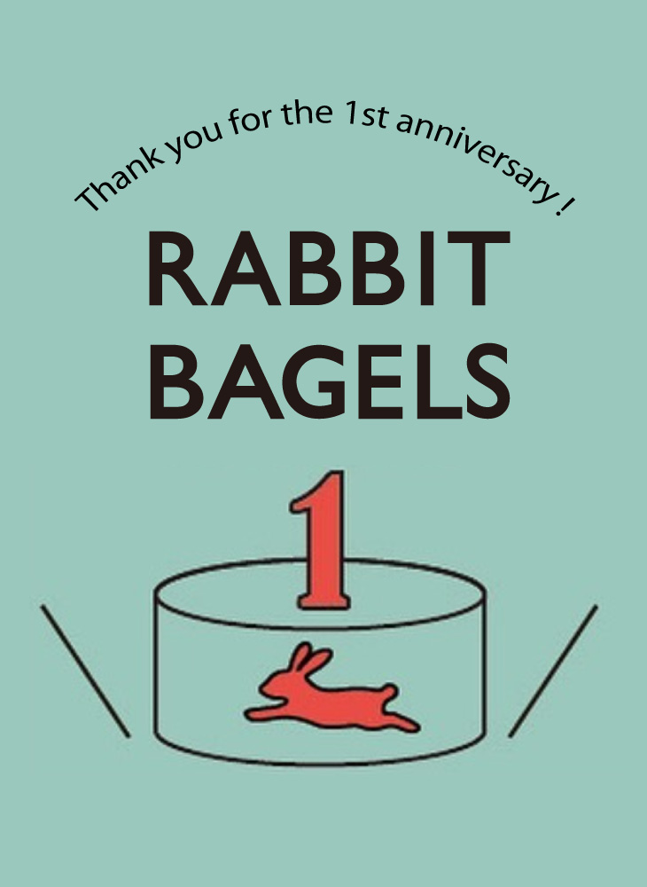 RABBIT BAGELS  1周年